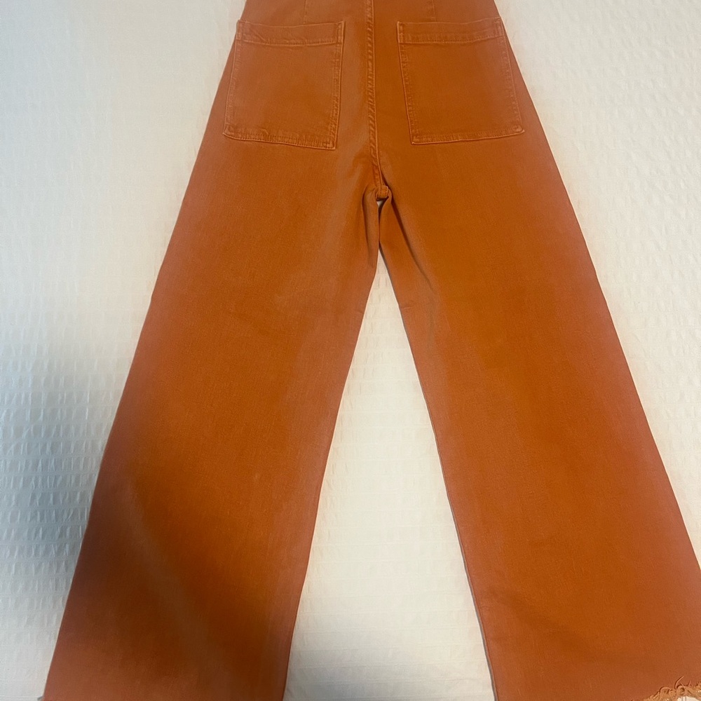 Stylish Orange Wide-Leg Pants